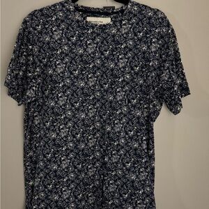 Abercrombie & Fitch Navy Floral Tee